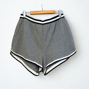 🩶 Topshop Vintage High Waisted Grey Knit Shorts US 8